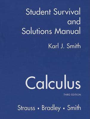 Book cover for student Solutions Manual for Calculus