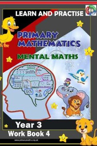 Cover of YEAR 3 WORK BOOK 4, KEY STAGE 2, PRIMARY MATHEMATICS, MENTAL MATHS