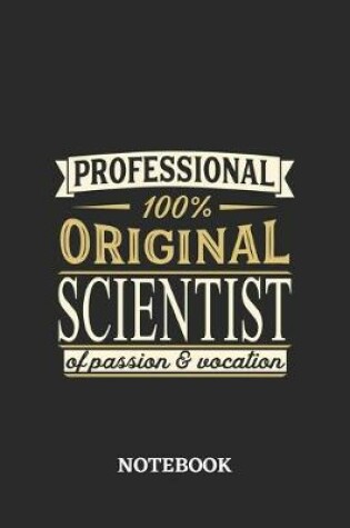 Cover of Professional Original Scientist Notebook of Passion and Vocation