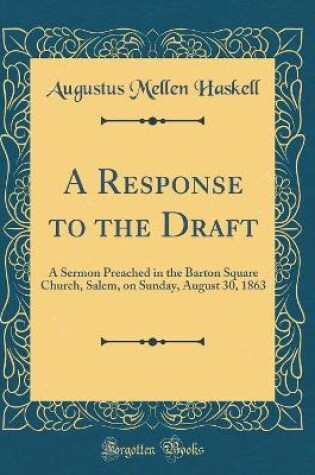 Cover of A Response to the Draft