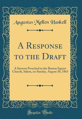 Book cover for A Response to the Draft