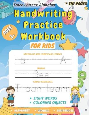 Book cover for Trace Letters Alphabet Handwriting Practice Workbook for kids