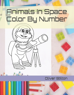 Book cover for Animals In Space Color By Number