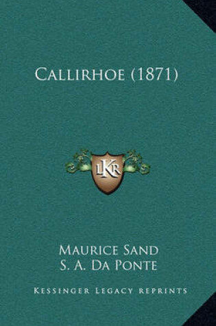 Cover of Callirhoe (1871)