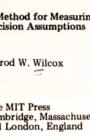 Cover of Method for Measuring Decision Assumptions