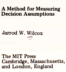 Book cover for Method for Measuring Decision Assumptions