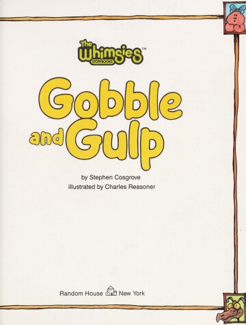 Book cover for Gobble and Gulp