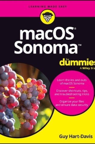Cover of macOS Sonoma For Dummies