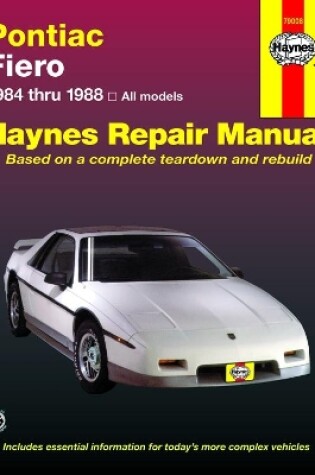 Cover of Pontiac Fiero (1984-1988) Haynes Repair Manual (USA)