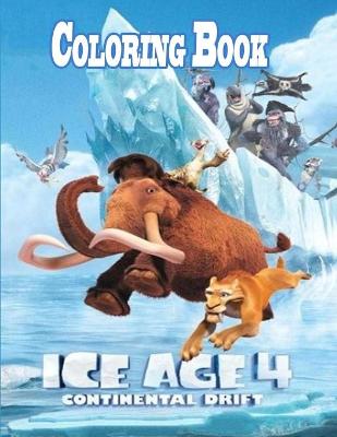 Book cover for Ice Age Coloring Book