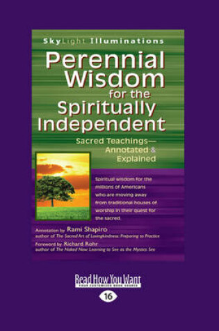 Cover of Perennial Wisdom for the Spiritually Independent