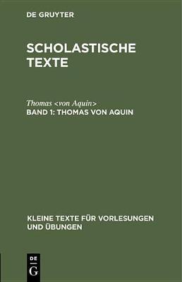 Book cover for Thomas Von Aquin