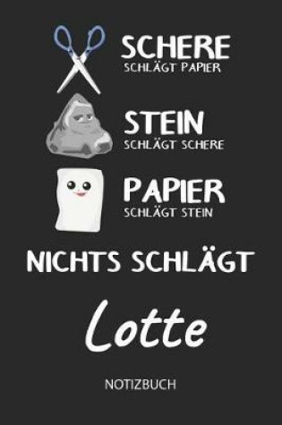 Cover of Nichts schlagt - Lotte - Notizbuch