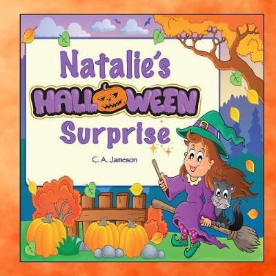 Book cover for Natalie's Halloween Surprise (Personalized Books for Children)