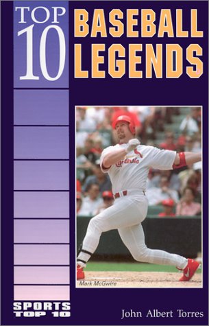 Book cover for Top 10 Baseball Legends