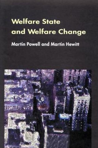 Cover of Welfare State And Welfare Change