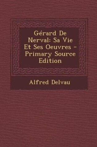 Cover of Gerard de Nerval