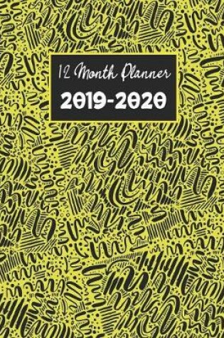 Cover of 12 Month Planner 2019-2020