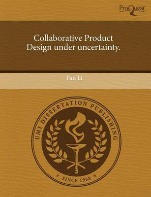 Book cover for Collaborative Product Design Under Uncertainty