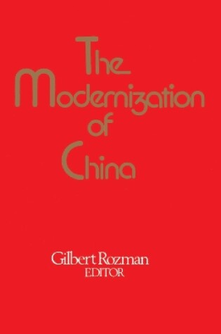 Cover of The Modernization of China