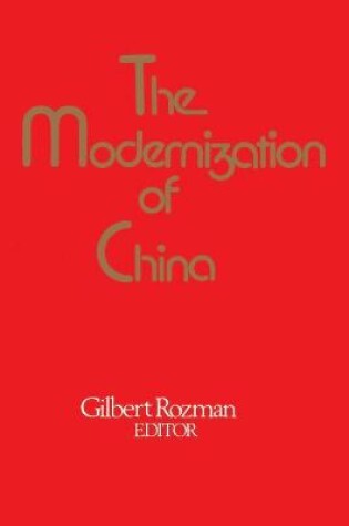 Cover of The Modernization of China