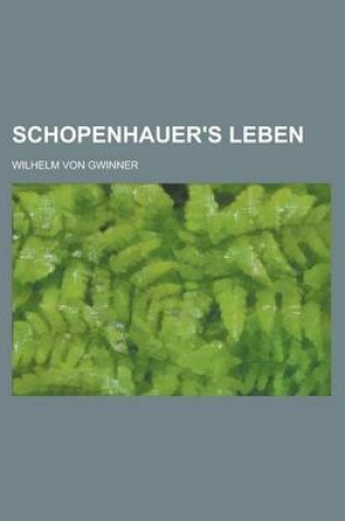 Cover of Schopenhauer's Leben