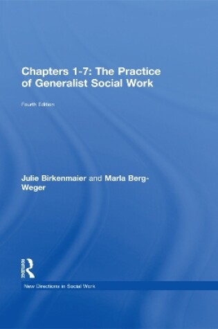 Cover of Chapters 1-7: The Practice of Generalist Social Work