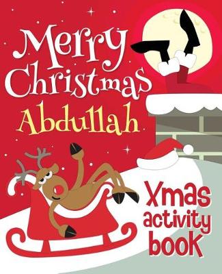 Book cover for Merry Christmas Abdullah - Xmas Activity Book