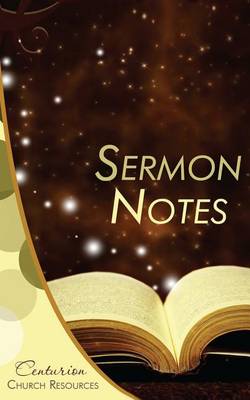 Book cover for Sermon Notes (Logbook, Journal 5 X 8?)