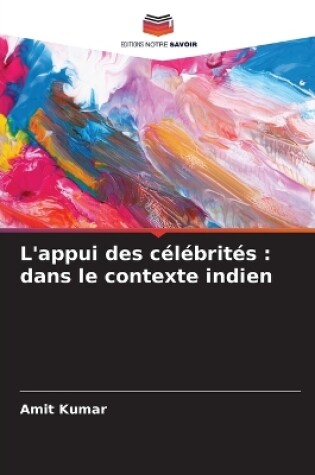 Cover of L'appui des célébrités