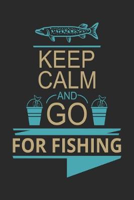 Book cover for keep calm and go fishing on