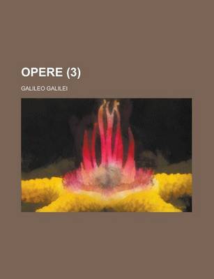 Book cover for Opere (3)