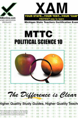 Cover of Mttc Political Science 10 Teacher Certification Test Prep Study Guide