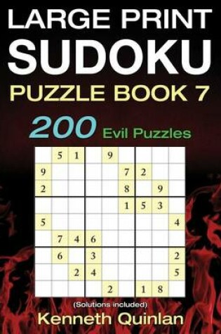 Cover of Large Print SUDOKU Puzzle Book 7