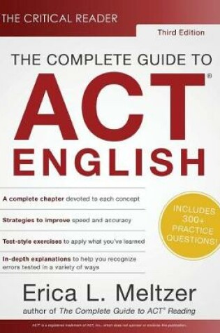Cover of The Complete Guide to ACT English, 3rd Edition