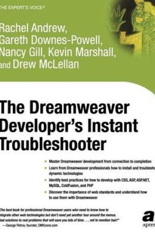 Cover of The Dreamweaver Developer's Instant Troubleshooter