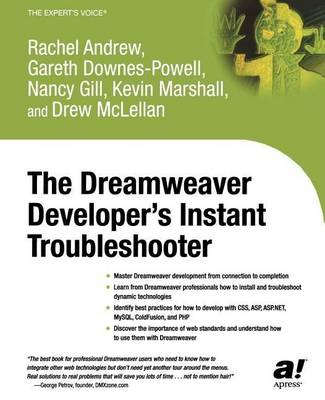 Book cover for The Dreamweaver Developer's Instant Troubleshooter