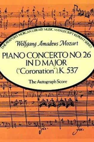 Cover of Piano Concerto K 537 D Major Coronation