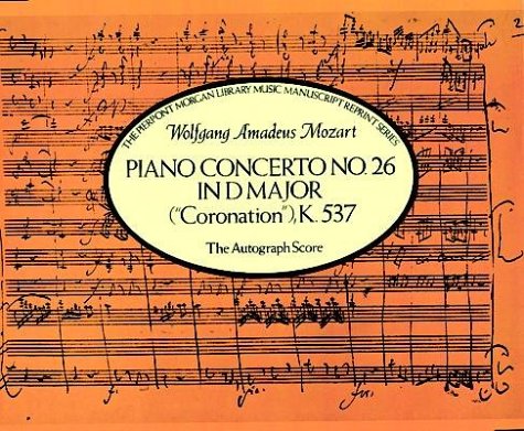 Book cover for Piano Concerto K 537 D Major Coronation