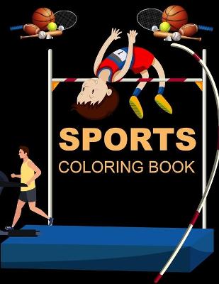 Book cover for Sports Coloring Book