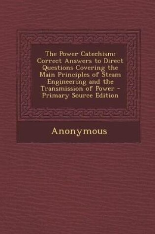 Cover of The Power Catechism