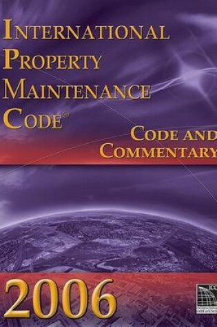 Cover of 2006 International Building Code: Code & Commentary, Volume 1