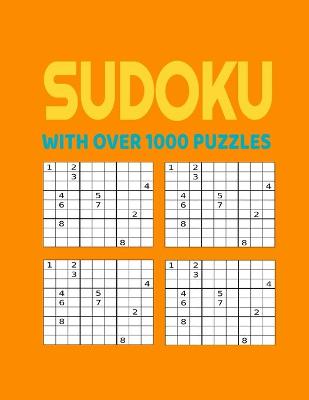 Book cover for sudoku with over 1000 puzzles