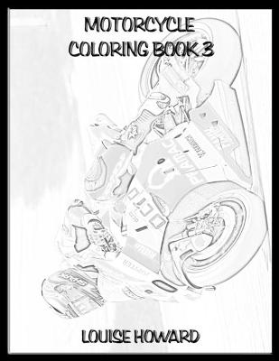 Book cover for Motorcycle Coloring book 3