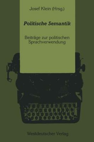 Cover of Politische Semantik