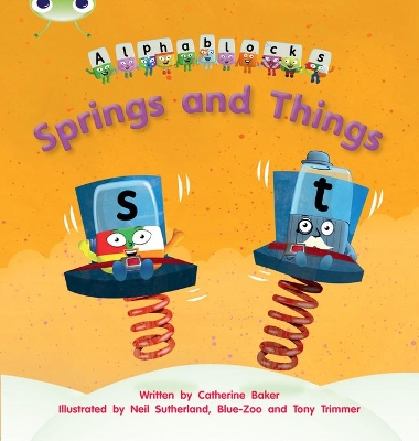 Book cover for Bug Club Phonics - Phase 4 Unit 12: Alphablocks Springs and Things