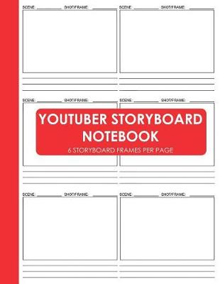 Book cover for Youtuber Storyboard Notebook