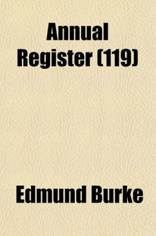 Cover of The Annual Register Volume 119