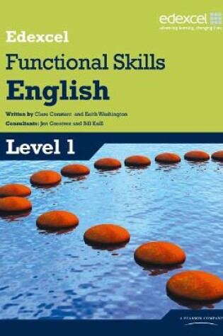 Cover of Edexcel Level 1 Functional English Student Book