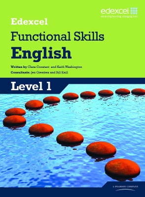 Book cover for Edexcel Level 1 Functional English Student Book